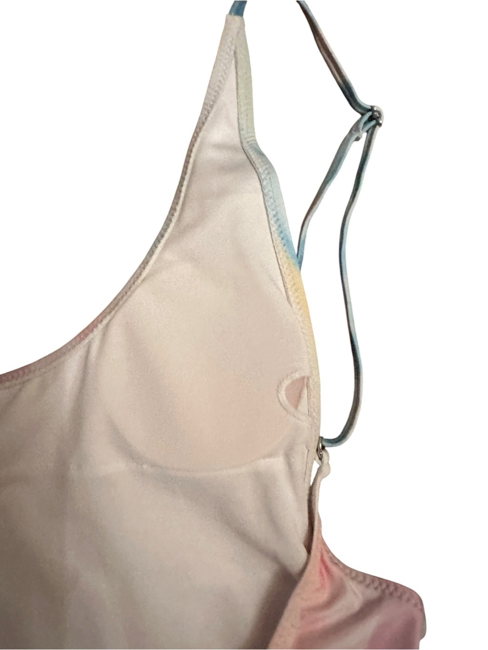 Women’s Cupshe Pastel Striped One-Piece Swimsuit Size M - Picture 4 of 4